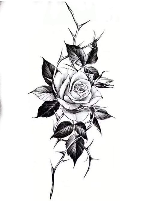 Christian Cover Up Tattoos For Women, Thorn Vine Tattoo Men, Flowers Neck Tattoo, Back Tattoo Cover Up Ideas For Women, Rose Thorn Tattoo, Jungkook Hands, 224 Tattoo, Pelvic Tattoos, Rose Vine Tattoos