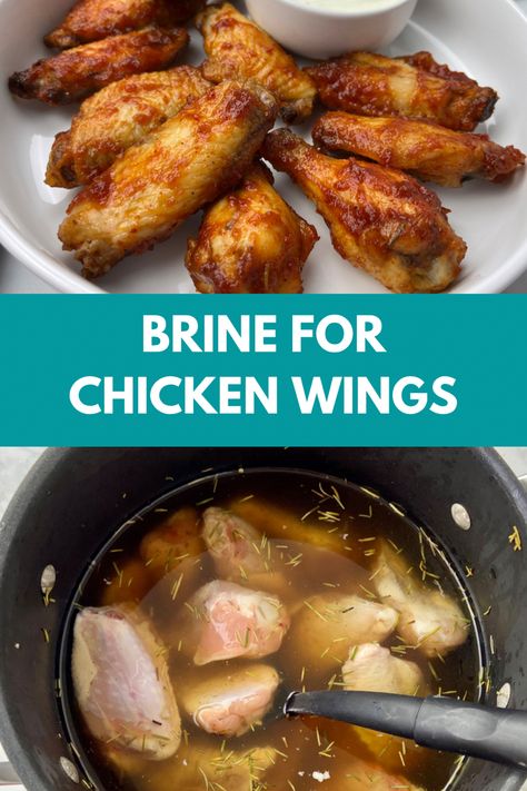 Brine for chicken wings Best Brine For Chicken, Smoker Chicken Wings, Brine For Chicken Wings Recipe, Brine For Chicken Wings, Brine For Chicken, Breaded Chicken Wings, Chicken Wing Sauce Recipes, Deep Fried Chicken Wings, Easy Chicken Wing Recipes