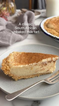 South African Cake Recipes, Milk Tart With Condensed Milk, South African Milk Tart Recipe, Milktart Recipe South Africa, Milk Tart South African, Milk Tart Recipe, Milktart Recipe, Rusk Recipe, Milk Tart