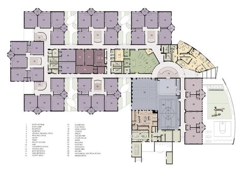 Elementary School Counseling Office, School Building Plans, Elementary School Architecture, School Floor Plan, School Floor, School Building Design, School Site, Elementary School Library, School Plan