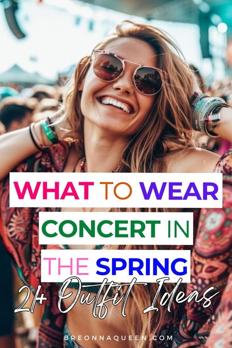 "Get in tune with the season and the stage in spring concert outfits that are as lively as the lineup! #SpringConcertTrends #FestivalChic" What to wear to a concert in the spring, Spring concert outfit ideas, spring outfit ideas for a concert, what to wear to a concert when it's hot Plus Size Summer Concert Outfit, Concert Outfit Ideas Spring, Outfit Ideas For A Concert, Summer Concert Outfits Black Women, Spring Concert Outfit Ideas, Summer Concert Aesthetic, Concert Fits Summer, Spring Concert Outfit, Spring Festival Outfit