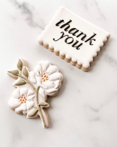 Thank You Cookies Decorated Simple, Miss You Cookies Decorated, Thank You Royal Icing Cookies, Thank You Sugar Cookies, Thank You Cookies Decorated, 2024 Cookies, Cookie Gram, Cookies Decoration, Heart Sugar Cookie