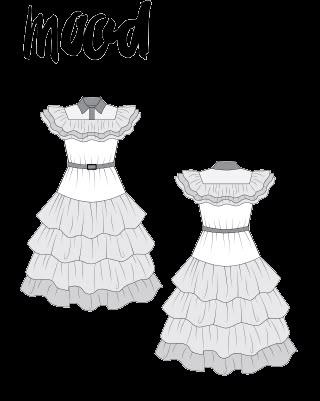 Wednesday Addams Dress Pattern, Wednesday Addams Dancing, Sewing Workspace, Halloween Gown, Mood Patterns, Sewing Patterns Free Beginner, Wednesday Dress, Mood Sewciety, Dress Sewing Patterns Free