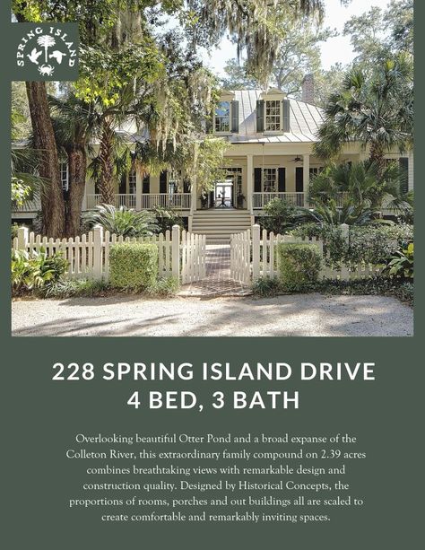 Charleston Low Country Homes, South Carolina Coastal Homes, Low Country Landscaping, Low Country Landscaping Ideas, Low Country Decor, Lowcountry House, Lowcountry Farmhouse, Low Country Home, Lowcountry House Plans