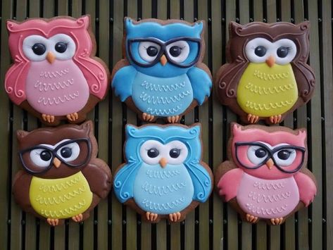 Owl Cookies Decorated, Owl Sugar Cookies, Ideas For Baby Shower, Jeep Wj, Owl Cakes, Jeep Baby, Bird Cookies, Owl Cookies, Sugar Cookie Royal Icing