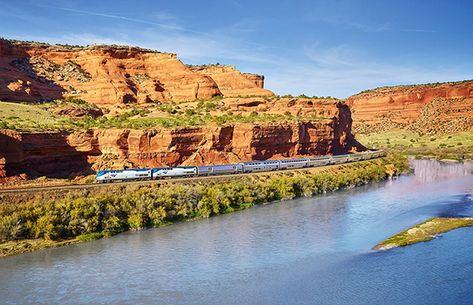 How to Take a Road Trip Without a Car Cross Country Training, Train Vacations, Grand Canyon Railway, California Zephyr, Lakes In California, Amtrak Train, Train Route, Train Tour, Canyonlands National Park