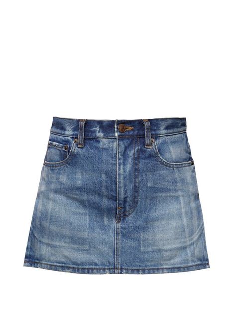 Women's Just In | This Month | The latest Luxury Designer Fashion from MATCHESFASHION.COM US Blue Denim Mini Skirt, Retro Blue, Balenciaga Designer, Light Blue Denim, Denim Mini, Light Denim, Denim Mini Skirt, Summer Top, Luxury Designer