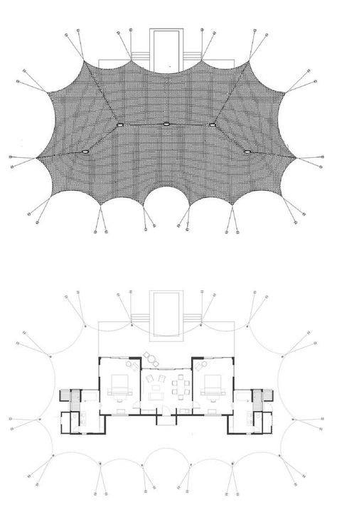 Camping Design Architecture, Camping Resort Design, Dessert Architecture, Camp Sarika, Camping Architecture, House With Nature, Camp Architecture, Tent Architecture, Camping Layout