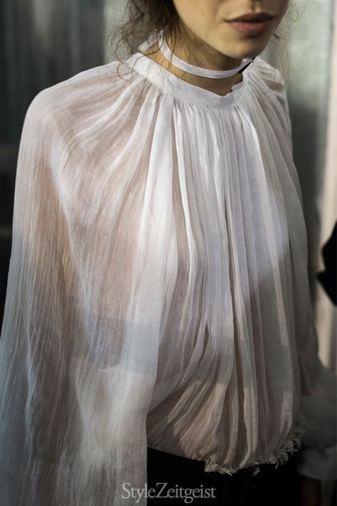 Damir Doma, Ann Demeulemeester, White Shirts, Spring 2017, White Blouse, Fashion Details, Tulum, White Shirt, Muse