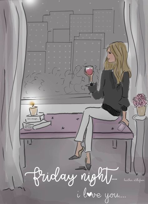 Heather Rosehill, Heather Stillufsen Quotes, Heather Stillufsen, Weekday Quotes, Hello Friday, Rose Hill, Hello Weekend, Days And Months, Illustration Quotes