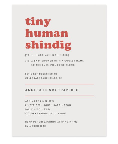 Tiny Human Shindig Invite, Tiny Human Shindig Theme, Tiny Human Shindig, Small Baby Shower Ideas, Wellness Cafe, Hippie Baby Shower, Barbecue Baby Shower, Summer Baby Shower Themes, Star Wars Baby Shower