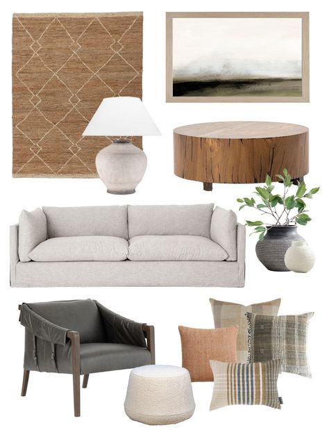 Scandinavian Open Plan Living, Japandi Living Room Design, Living Room Mood Board, Havenly Living Room, Furniture Selection, Japandi Living, Glam Living, Glam Living Room, Pinterest Room Decor