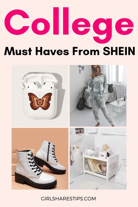 39 college must haves you can get from SHEIN right now! | college must haves | college packing list | college outfits | college clothes list | college dorm room ideas | college apartment bedroom | college apartment | college notes | college students | SHEIN haul | SHEIN outfits | SHEIN outfit ideas | SHEIN finds | college organization tips | university life | college tips freshman | college organization hacks | college dorm room ideas organizing | college outfits for girls | college girl outfits College Tips Freshman, Lazy College Outfit, College Organization Tips, Bedroom College Apartment, Simple College Outfits, Spring Outfits College, Trendy College Outfits, Notes College, College Packing List