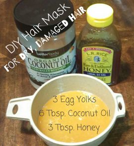 I prefer using natural, homemade beauty products, and while browsing Facebook I found this DIY hair mask. Coconut oil and honey are used in most of my skin and hair care regimens, so I had all thre… Hair Masks For Dry Damaged Hair, Damaged Hair Diy, Coconut Oil Hair Mask, Hair Mask For Damaged Hair, Skin And Hair Care, Hair Care Regimen, Coconut Oil Uses, Diy Hair Mask, Homemade Beauty