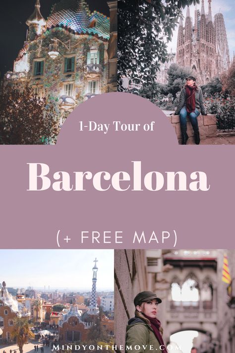 Want to see many of Barcelona’s hottest spots while enjoying the beautiful Mediterranean climate? My route, mapped out, will take you to seven prime destinations on a 4.25-mile (6.85 KM) walking tour that you can complete in one day’s time. Strap on your walking shoes and start exploring!  (A free map is included).  #barcelonawalkingtour #barcelonatravel Barcelona 7 Days, Two Days In Barcelona, Barcelona Walking Tour Map, Barcelona Map, Barcelona Off The Beaten Path, Mediterranean Climate, Solar Time, Barcelona Sights, Walking Map