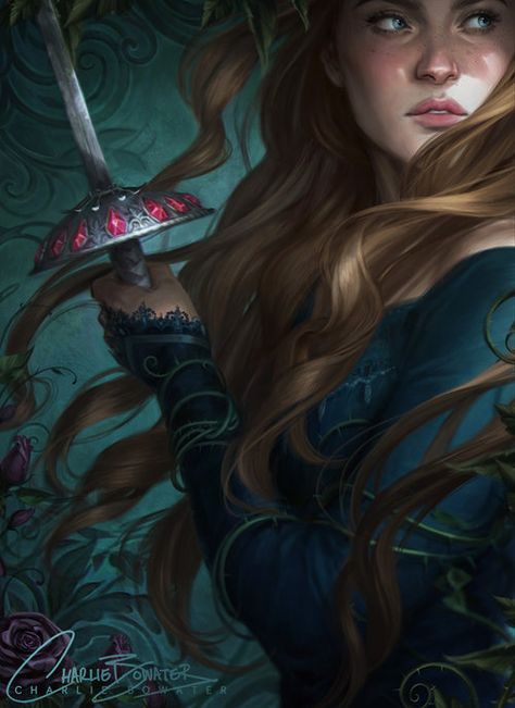 charlie bowater Sorcery Of Thorns, Margaret Rogerson, Drawing Training, Charlie Bowater, Throne Of Glass Fanart, Arte Fantasy, Fan Book, Character Portraits, Fantasy Books