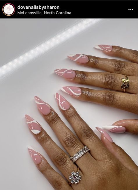 Almond Acrylic Nails Designs, Oval Nails Designs, Acrylic Nails Designs, Drip Nails, Short Square Acrylic Nails, Almond Nails Designs, Almond Acrylic Nails, Short Acrylic Nails Designs, Glam Nails