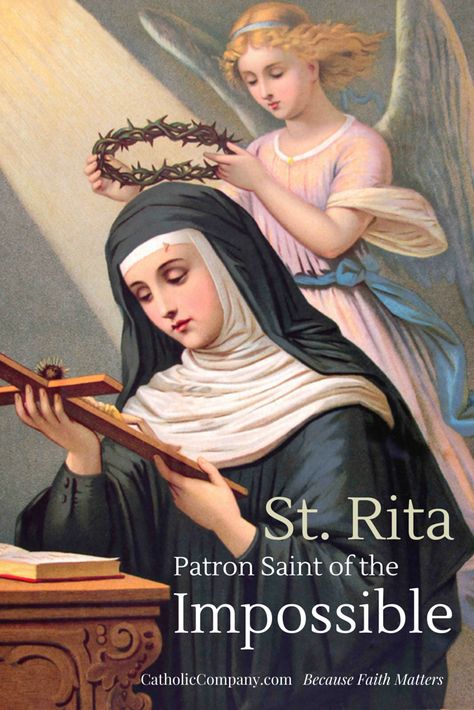 St. Rita of Cascia: Patron Saint of the Impossible | The Catholic Company Prayer To St Rita, Incorruptible Saints, Rita Of Cascia, St Rita Of Cascia, St. Rita, People Reading, Novena Prayers, State Of Grace, Miracle Prayer