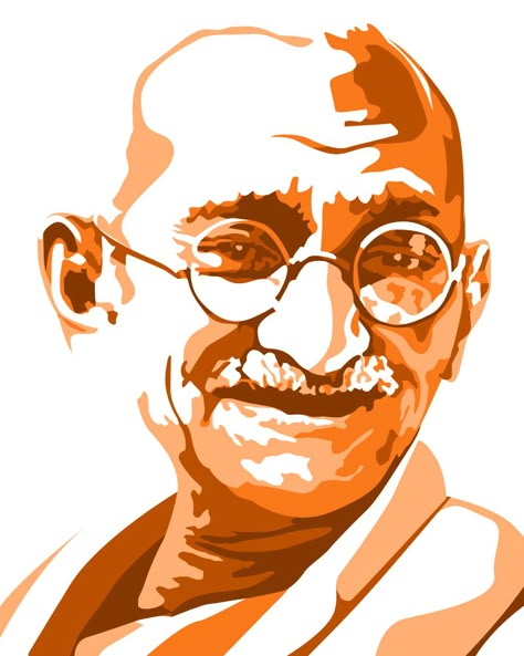 My Art Work... Mahatma Gandhi Gandhiji Painting, Mahatma Gandhi Painting, Gandhi Painting, Indian Portrait Painting, Mahatma Gandhi Art, Gandhi Ji, Wpap Art, Gandhi Jayanti, Portraiture Painting