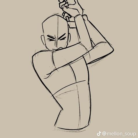 Pose Reference Drawing Mellon_soup, Fullbody Pose Reference Art, Cool Art Poses, Sketches Anatomy, Mellon Soup, Body Reference Drawing, Comic Manga, Drawing Expressions, Arte Inspo