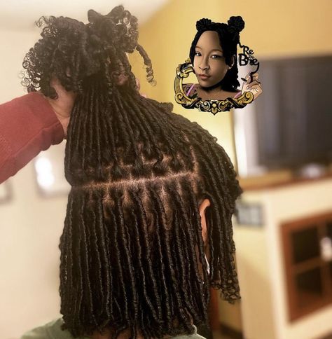 3b Hair Locs, Small 4c Locs, Loc Sizes Black Women, Small Starter Locs Black Women, Loc Sizing, Small Locs Styles, Loc Sizes, Dreadlocks Hair Care, Loc Ideas