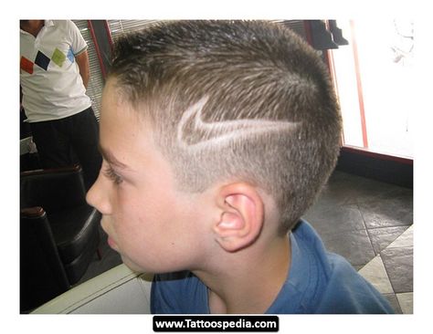 Hairtribal Nike Hair Tattoo Men, Messed Up Hair, Hair Tattoo Designs, Cool Boys Haircuts, Black Ponytail Hairstyles, Nike Design, Haircut Designs, Kids Hair Cuts, Mom Hairstyles