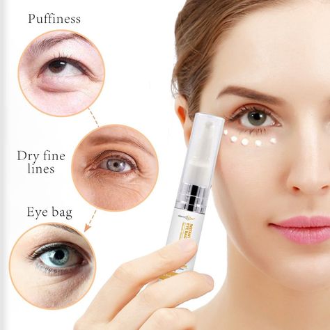 😍 best anti aging creams, best anti wrinkle eye cream, best skincare routine for aging skin 🌟 #beauty #parabenfree #hyperpigmentation Natural Eye Cream, Remove Eye Bags, Eyelash Mascara, Skin Essence, Retinol Eye Cream, Anti Aging Eye Cream, Dark Circles Under Eyes, Reduce Dark Circles, Eye Anti Aging