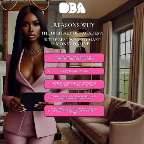 ✨ Ready to make money online without breaking the bank? ✨ People often ask, what is DBA (DIGITAL BOSS ACADEMY) and how is it different from other MRR programs? DBA stands for the “Digital Boss Academy,” a collaborative masterpiece created by over 15 industry experts. Designed for those who can’t afford or don’t want to pay for a $500 course, DBA offers unparalleled value at an accessible price. 🚀 DIGITAL BOSS ACADEMY is packed with insane value! 🚀 Not only will you learn all about digital m... Digital Boss Academy, Dba Digital Boss Academy, Digital Marketing Academy, Multiple Streams Of Income, Credit Repair, Marketing Courses, Way To Make Money, Money Online, Make Money Online