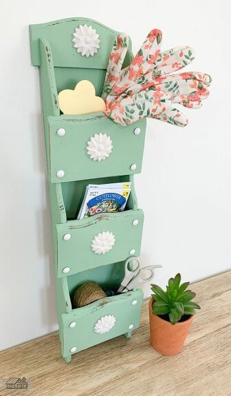 One of my favorite ways to save money is repurposing thrift store items to use as part of my home décor. Old wood mail sorters are an easy DIY project and can be found for cheap! Like this one, I repurposed a few months back. You can see it HERE.I found this one for $1.50. It was marked at $2.99 but it was the color of the day, so I scored it for 50% off. Even though it was outdated and had a few dings, it could still be saved! And what’s going on with those gold accents? Eeekk! For… Mail Sorters, Mail Sorter, Timber Shelves, Recycle Timber, Upholstery Tacks, Wood Appliques, Mail Holder, Color Of The Day, White Upholstery