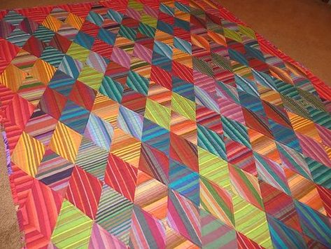 Striped Quilts, Masculine Quilts, Diamond Quilts, Circus Tents, Plaid Quilts, Kaffe Quilts, Curtains Blue, Kaffe Fassett Quilts, Kaffe Fassett Fabric