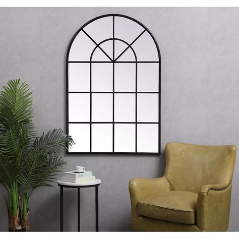 Windowpane Mirror, Kelly Clarkson Home, Mirror With Hooks, Contemporary Mirror, Window Mirror, Decorative Mirror, Kelly Clarkson, Accent Mirror, Home Safety