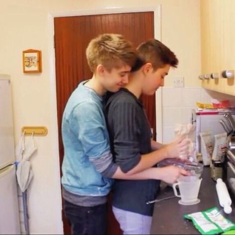 Gay Aesthetic, Lgbt Love, Two Boys, Gay Romance, Boys Love, Gay Love, Couples In Love, Gay Pride, The Kitchen