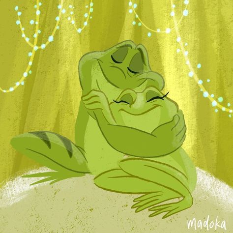 Frog Sketch, Inspired Drawings, Old Disney Movies, Tiana And Naveen, Disney Drawing, Princesa Tiana, Happy 10th Anniversary, Frog Wallpaper, Frog Illustration