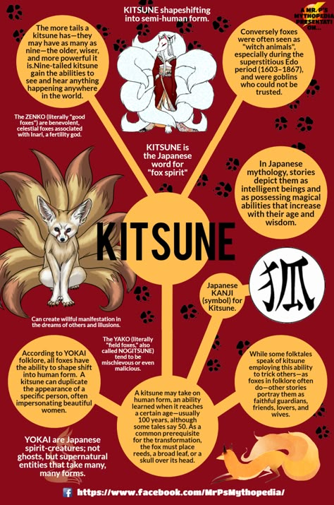 천사와 악마, Japanese Myth, Myths & Monsters, World Mythology, Japanese Mythology, Kitsune Fox, Legends And Myths, Japanese Folklore, Ancient Mythology