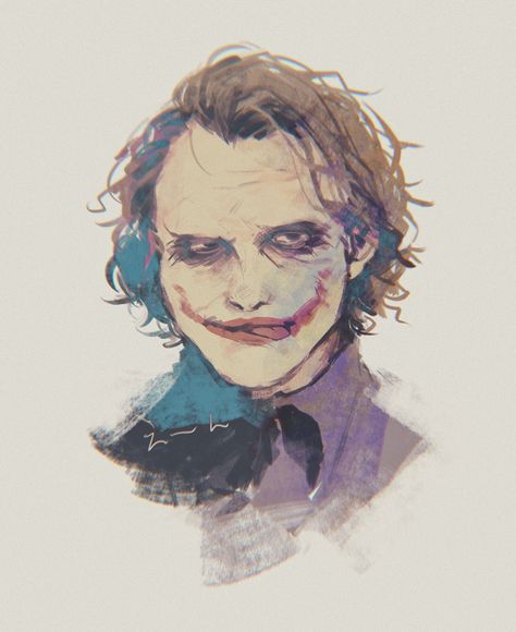 Baby Joker, Joker Fanart, 3 Jokers, Joker Heath Ledger, Joker Arkham, Joker Heath, Heath Ledger Joker, Music Drawings, Joker Is