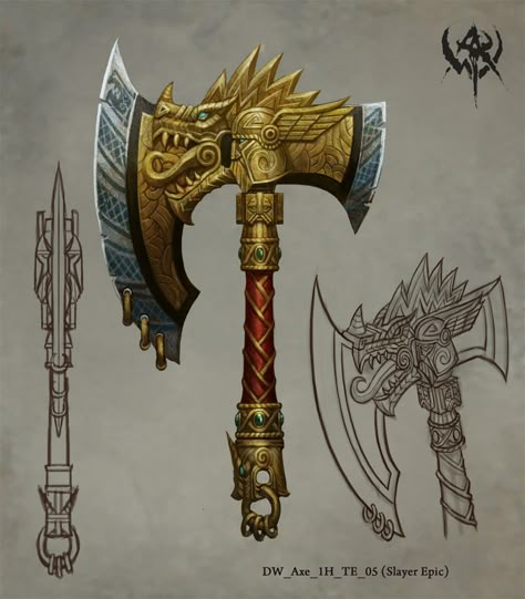 Warhammer Online, Warhammer Fantasy Roleplay, Props Concept, Heroic Fantasy, Props Art, Fantasy Props, Dungeons And Dragons Homebrew, Fantasy Armor, Warhammer Fantasy