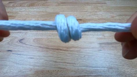 Barrel Knot, Blood Knot, Small Diy Projects, Fishermans Knot, Knot Tying, Handmade Jewlery, Double Barrel, Climbing Rope, Thick Rope