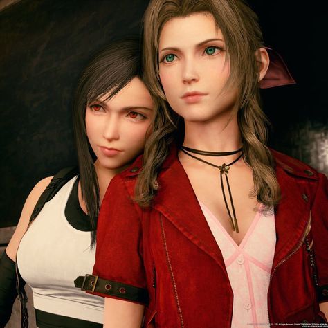 brooklyn on Twitter: "god they are so pretty… " Tifa X Aerith, Aerith And Tifa, Yes We Exist, Tifa Aerith, Game Pfp, Zack Fair, Albert Wesker, Nathan Drake, Final Fantasy Vii Remake