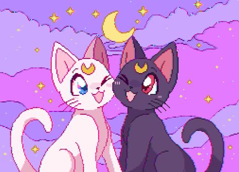 Sailor Moon, Moon, Stars, Purple, Art