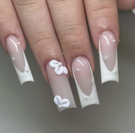 Summer Nails Ideas Square, Acrylic Nails Nude, Gold Acrylic Nails, White Acrylic Nails, Simple Acrylic Nails, French Acrylic Nails, Acrylic Nails Coffin Pink, Acrylic Nails Coffin Short, Short Acrylic Nails Designs