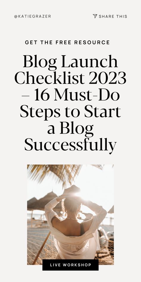 Starting a blog? Don't miss our 2023 launch checklist with 16 must-do steps for success. From planning to promotion, we've got you covered! Blog launch checklist Start blogging, How to start a blog Launch Post, Plan Checklist, Launch Plan, Launch Checklist, Blog Checklist, Blog Niche, First Blog Post, To Say Goodbye, Launch Party