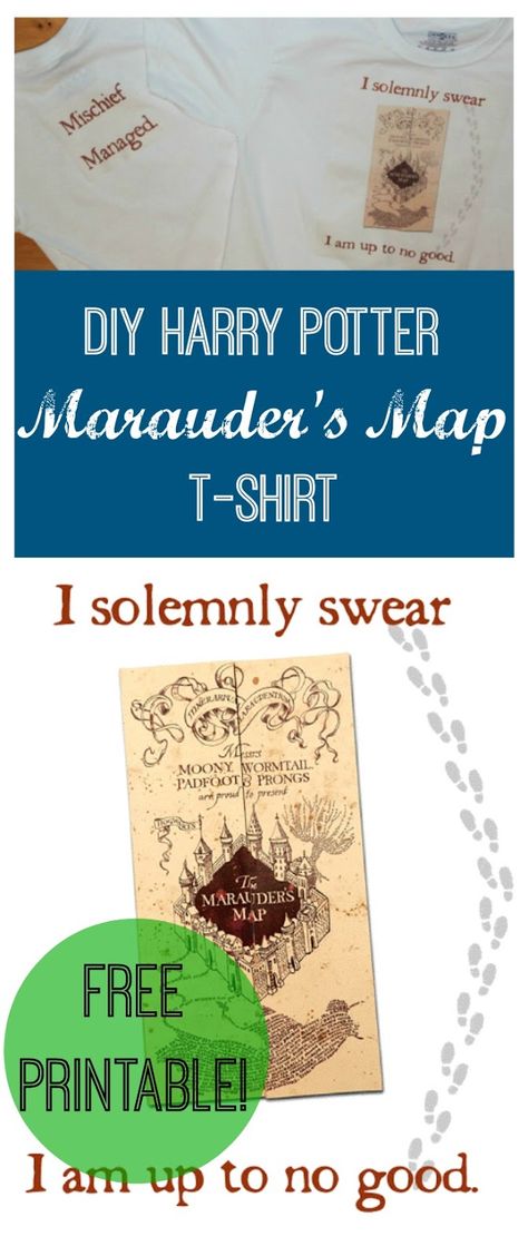 DIY Harry Potter Marauders Map T-shirt (with free Printable!) I solemnly swear I am up to no good.  Mischief Managed. Also, tutorial for how to make your own t-shirts with iron on transfers. Harry Potter Map Printable, Harry Potter Marauders Map Printable, Harry Potter Marauders Map Printable Free, Mauraders Map Printable, Marauders Map Printable, Free Jewelry Making Projects, Harry Potter Marauders Map, Cypress Grove, Simple Craft Ideas