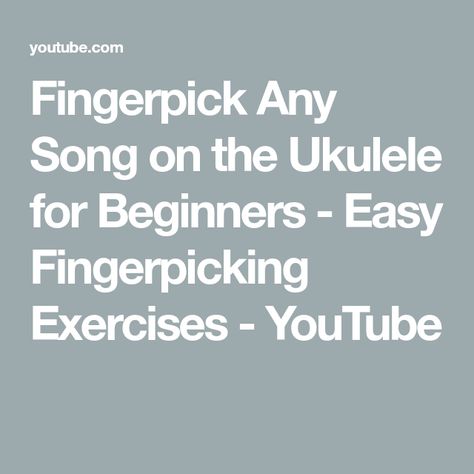 Ukelele Fingerpicking, Ukulele Learning, Ukulele For Beginners, Ukulele Fingerpicking Songs, Learn Ukulele, Ukulele Fingerpicking, Ukulele Songs Beginner, Easy Ukulele Songs, Learning Ukulele