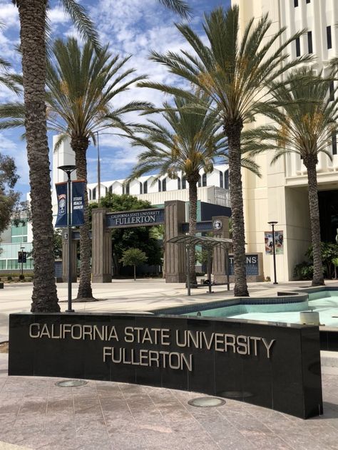 Cal State Fullerton Aesthetic, Csu Fullerton, College Manifestations, California State University Northridge, Fullerton College, Cal State Fullerton, California State University Fullerton, University Housing, College Vision Board