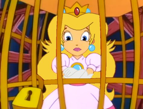 Super Mario Bros. Super Show! (edited)- Princess Toadstool (Peach) locked up Super Mario Bros Super Show, Princess Toadstool, Nintendo Art, Mario Art, Artwork Pictures, Super Mario Bros, Mario Bros, Super Mario, Nickelodeon