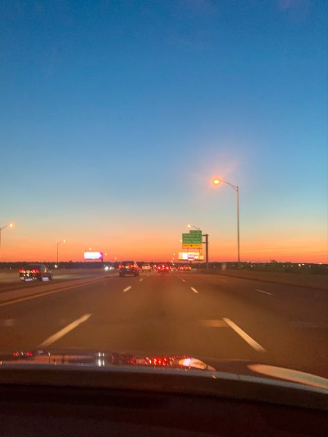 #sunset #newjersey #nj #driving #sunsetaesthetic #aesthetic #aestheticsunset #road #photography #sun Nj Aesthetic, Red Sky, New Jersey, Beautiful Places, Road, Photography