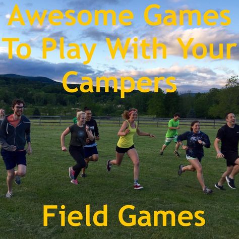 Awesome Games To Play With Your Campers (Part 3): Field Games Field Games, Team Building Challenges, Ice Breaker Questions, Person Running, Run To You, Church Activities, Play 1, Camping Games, Camper Parts