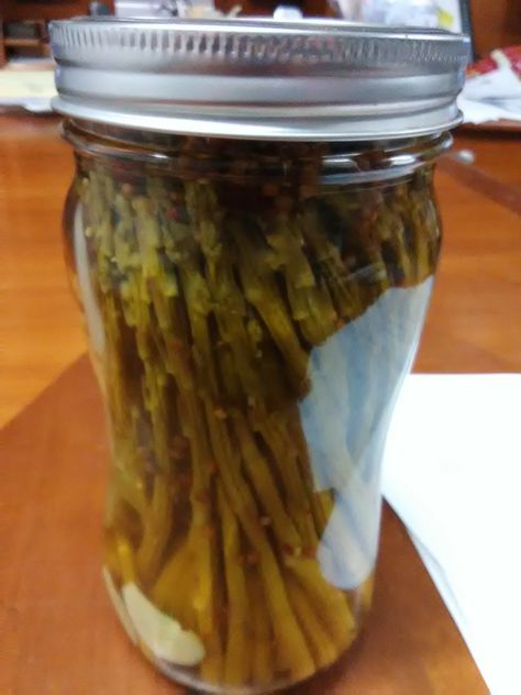 Pickled Asparagus Recipe | Allrecipes Pickled Asparagus Recipe, Pickled Asparagus, Fresh Asparagus, Mustard Seeds, Distilled White Vinegar, Asparagus Recipe, Great Appetizers, Pickling Recipes, Red Pepper Flakes