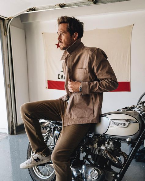 Life Of Riley Harper, Riley Harper Style, Riley Harper, Triumph Street Scrambler, Street Scrambler, Male Style, Sociology, Mood Board, Motorcycles