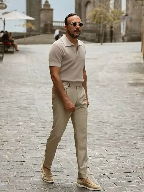 Fashion over 40: Trendy men's styles and smart casual looks 45 ideas - mens-club.online Tvs Jupiter, Comfortable Summer Outfits, Polo Shirt Outfits, Smart Casual Menswear, Classy Outfits Men, Mens Summer Outfits, Mens Casual Outfits Summer, Stylish Summer Outfits, Cool Outfits For Men